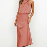 Tyra | Vestido de Gala Elegante com Decote Halter