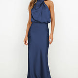 Tyra | Vestido de Gala Elegante com Decote Halter