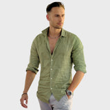 Leonardo - Camisa Casual de Linho