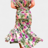 Alondra | Vestido Longo Floral com Decote em V