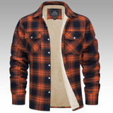 Tiago - Fleece Trucker Jacket with Stripes