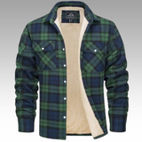 Tiago - Fleece Trucker Jacket with Stripes