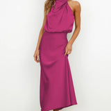 Tyra | Vestido de Gala Elegante com Decote Halter