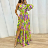 Filippa | Vestido Assimétrico de Manga Única