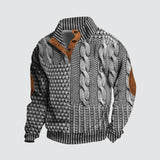 Rui - Elegancki Sweter z Wzorem