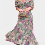 Alondra | Vestido Longo Floral com Decote em V