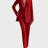 Olívia - Conjunto de Blazer e Calças Elegantes