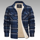 Tiago - Fleece Trucker Jacket with Stripes