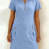 Vestido Lina — Elegância Natural para o Dia a Dia