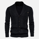 Francisco - Suave Argyle Knit Cardigan