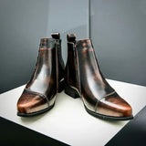 Lourenço - Stylowe Skórzane Botki