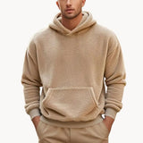 Fleece Blend Hoodie with Hood