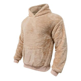 Fleece Blend Hoodie with Hood