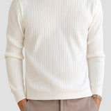 Sweter dzianinowy z długim rękawem