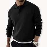 Miguel - Dzianinowy Sweter Polo