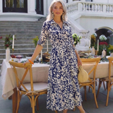 Claire | Vestido Midi de Manga Longa com Cinto