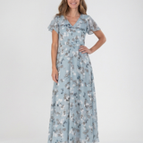 Noémie | Maxi Dress in Floral Chiffon