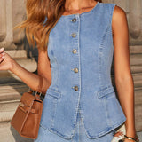 Felicia | Elegante Conjunto de Denim