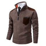 Sweter dzianinowy z kołnierzykiem