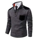Sweter dzianinowy z kołnierzykiem