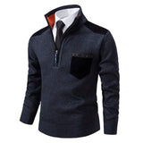 Sweter dzianinowy z kołnierzykiem