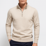Sweter z Zippem - Slim Fit