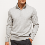 Sweter z Zippem - Slim Fit