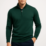 Sweter z Zippem - Slim Fit