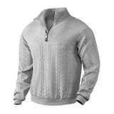 João - Oddychający Sweter z Połowicznym Zamkiem