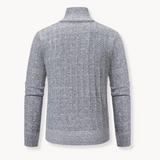 João - Techniczny Sweter z Zamkiem