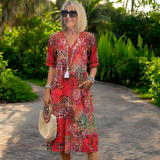 Iris – Vestido Leve e Fluido com Efeito Elegante