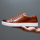 Gonçalo - Sneakersy z Włoskiej Skóry