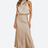 Tyra | Vestido de Gala Elegante com Decote Halter