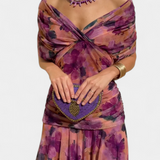 Alondra | Vestido Longo Floral com Decote em V