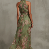 Livia - Elegante Vestido Maxi com Estampa Floral