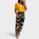 Irmelinda - Conjunto Sofisticado de Camisola e Calças