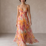 Giselle | Maxi Vestido Urokliwy com Estampa Floral